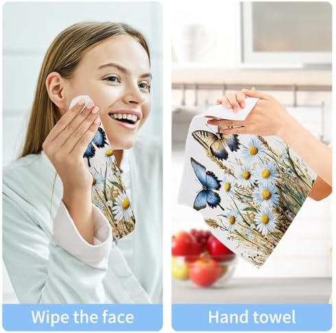 Xigua Wildflowers Fast Drying Washcloth Set