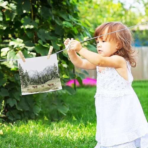 Green Trees and Pines Washcloth Set - Eco-Friendly Absorbent Durable