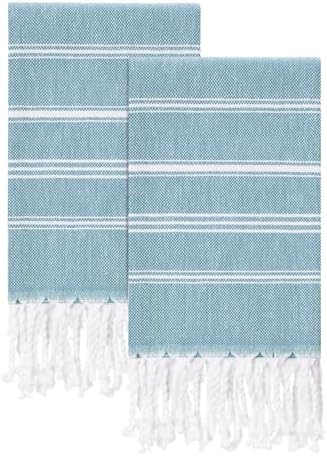 Double the Absorbency 16x40-Inch Cotton Hand Towels for Efficient Cleaning