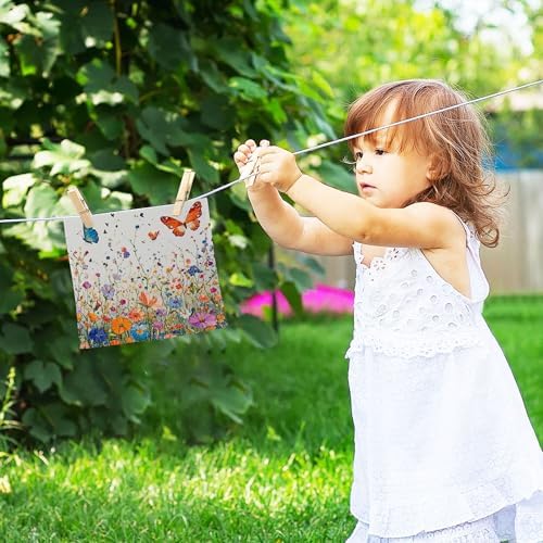 Stunning Xigua Vibrant Wildflowers Washcloth Set for Your Home or Travel