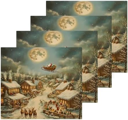 Xigua Christmas Washcloth Set Experience the Joy of Fast Dry