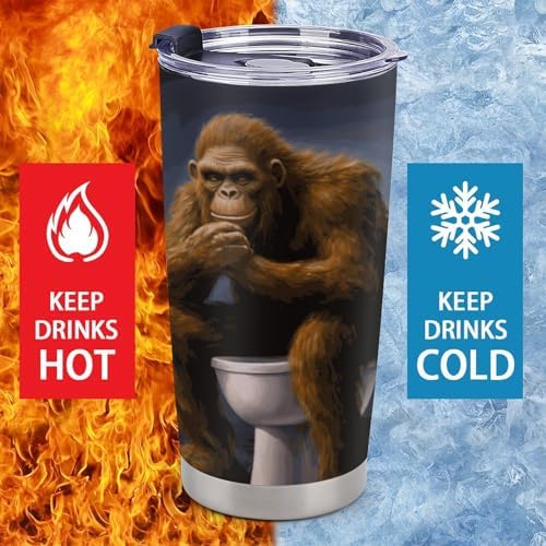 Bigfoot 20oz Insulated Stainless Steel Tumbler with Lid