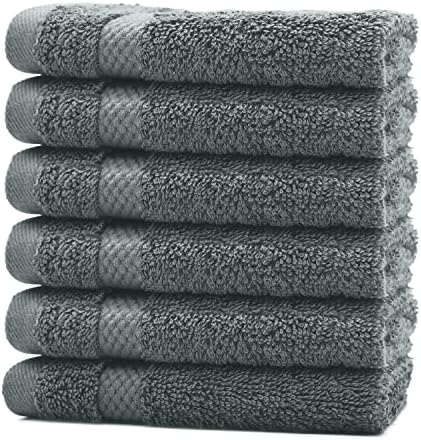 DAN RIVER Premium 100 Cotton Face Wash Cloths 12 Pack
