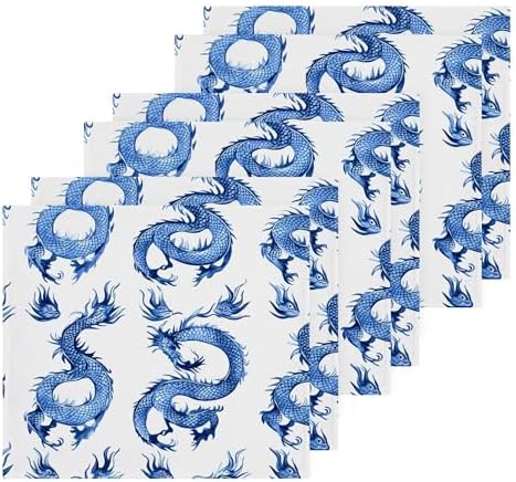Xigua Blue Dragons Ultra Soft Washcloth Set