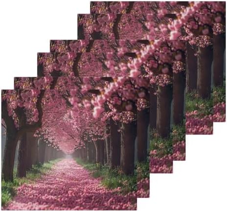YETTASBIN Cherry Blossoms Washcloths 2 Pack 1