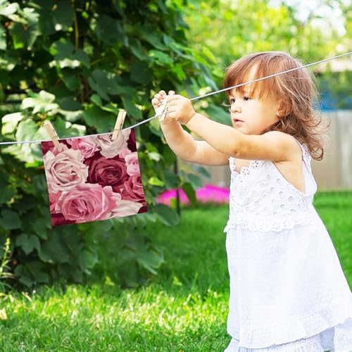 High-Quality Rose Washcloth Reusable 12x12 Towels for Baby Travel