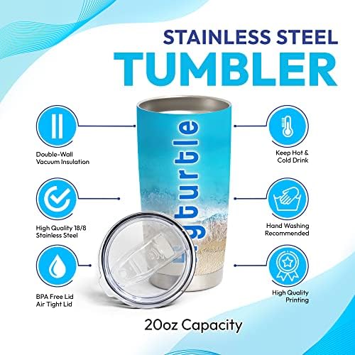Personalized Sunflower Stainless Steel Tumbler