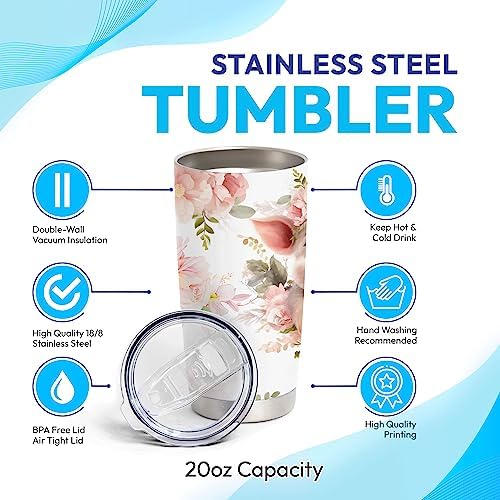 Hyturtle Personalized Stainless Steel Tumbler with 20oz Capacity