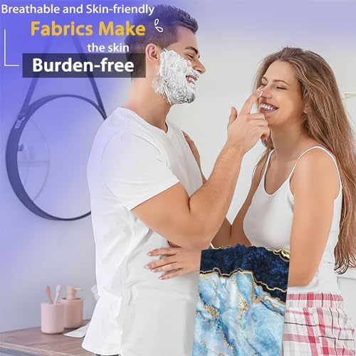 Vibrant Marble Hand Towels Set of 2