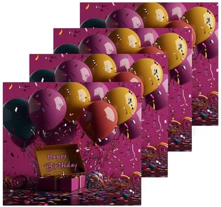 Colorful Balloon Washcloths