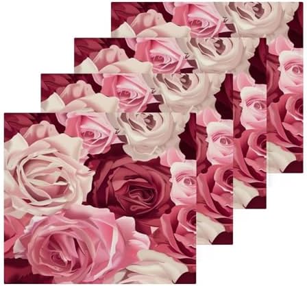 High-Quality Rose Washcloth Reusable 12x12 Towels for Baby Travel