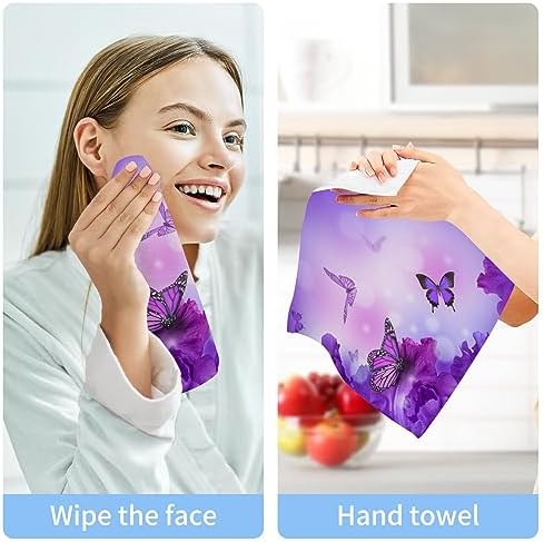 Durable Soft 12x12 Washcloth Set Perfect for BATH KITCHEN GYM SPA