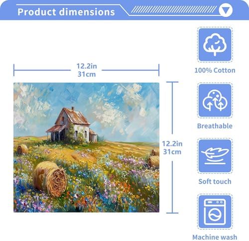 Xigua Blooming Wildflowers Washcloth Set