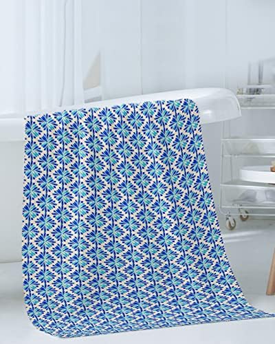 Boanket Blue Flowers 3-Piece Bath Towel Set