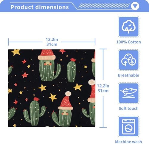 Xigua Cacti Washcloth Set