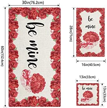3-Pack Rose Linen Towels Set
