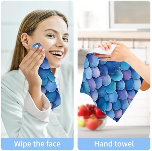 Xigua Washcloth Set - Fast Drying Face Body Towels 12x12 inch Set