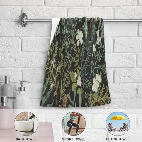 XALOGEER Botanical Floral Hand Towels Set