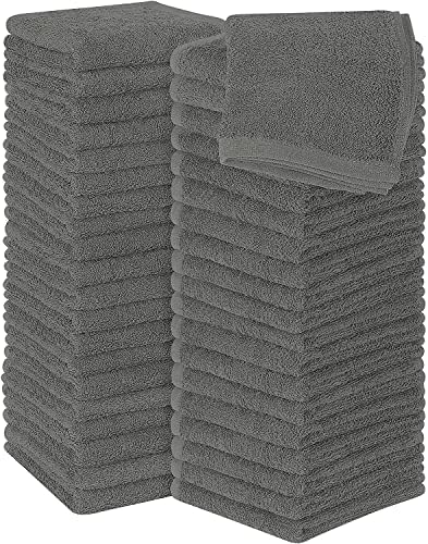 SIMPLI-MAGIC Gray Washcloths 24 Count 12x12