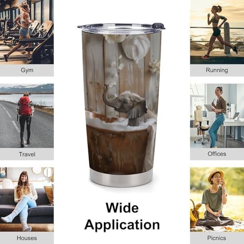 Stylish Stainless Steel Tumbler for portability CoffeeTea