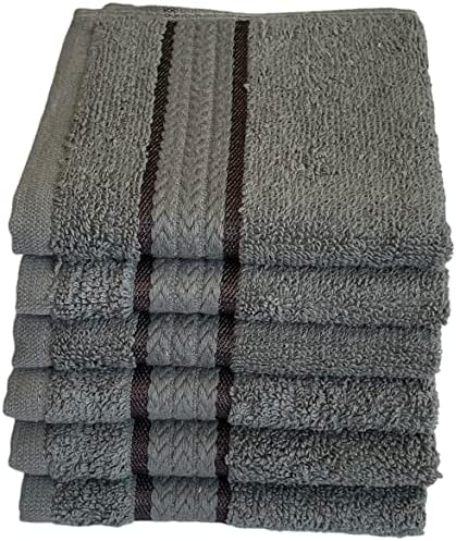 Petal cliff luxury washcloth set of 6