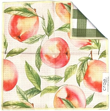 Microfiber Reversible Washcloths for Kitchen Peaches Cream