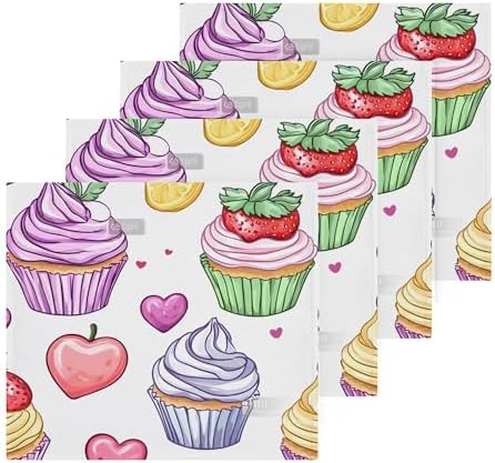 Xi gnr8 Cute Cupcakes Washcloth Set
