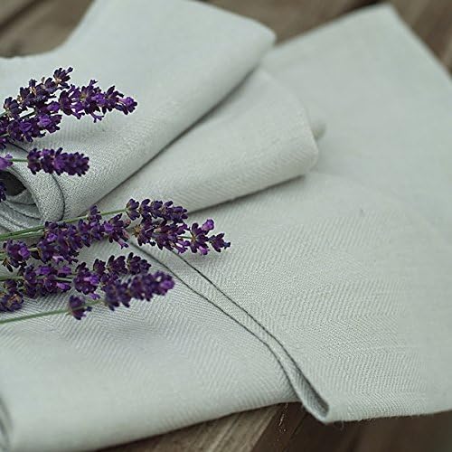 Pure Linen Silver Towels Set High-Quality Bath Hand Towels