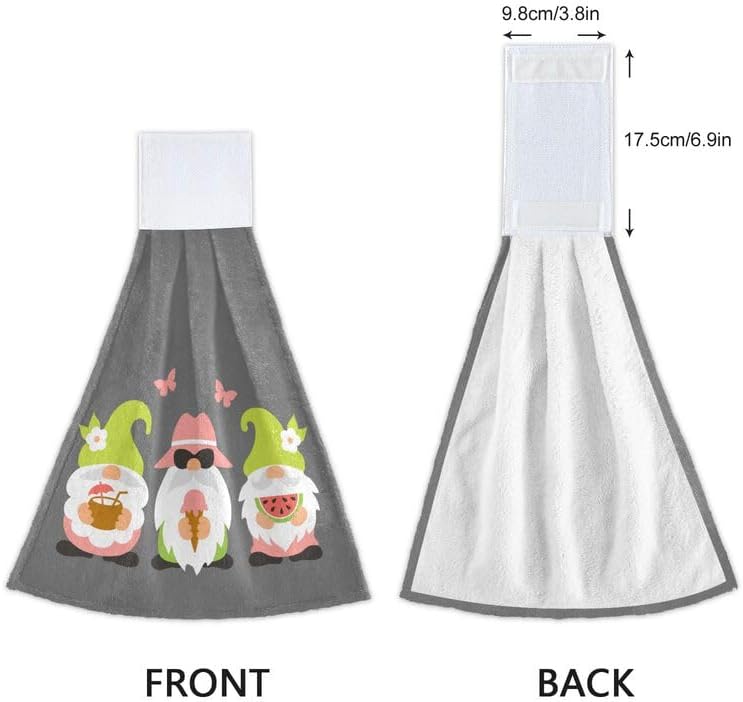 Summer Gnomes Ice Cream Hand Towels