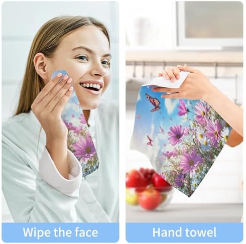 Luxurious Beautiful Handmade Washcloths Set
