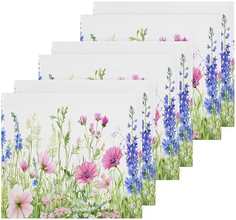 xigua Colorful Wildflowers Washcloth Set
