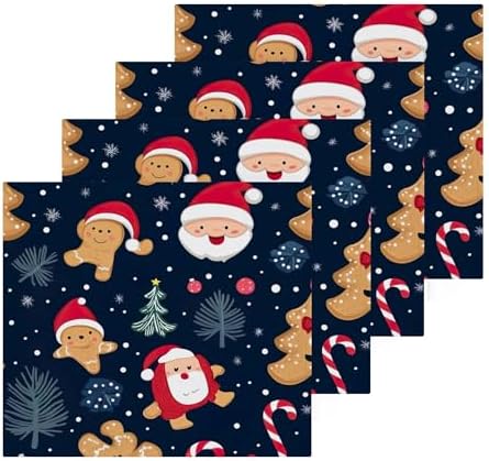 Cute Christmas Washcloth Set Multi-Purpose Fast Drying