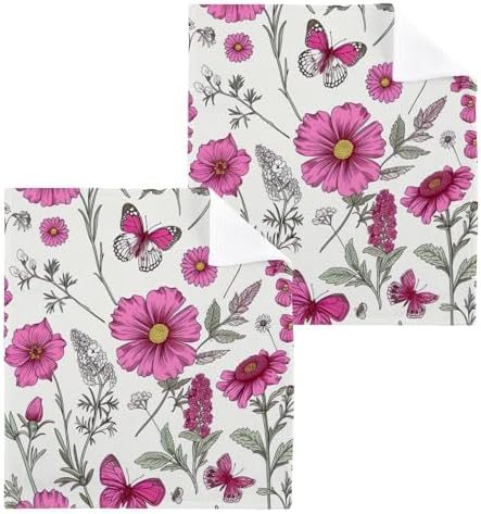 Perfect Size Soft Absorbent Cotton Washcloth Set for Baby
