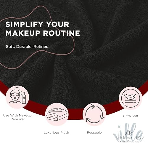 Villa Celestia Luxury Reusable 4-Piece Makeup Remover Set for Face