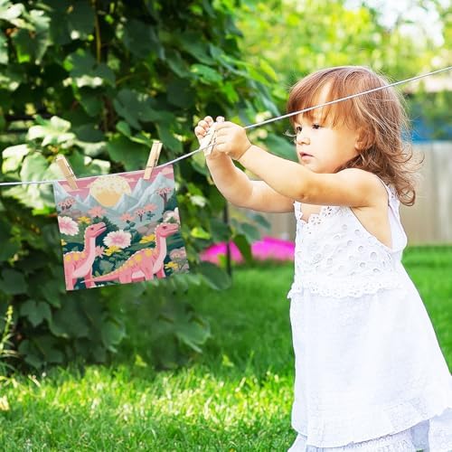 Dinosaur-themed Face Towel Set for Kids Babies