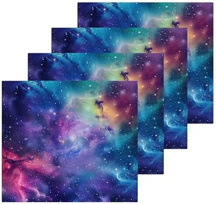 Xigua Galaxy Washcloth Set GLOW-FULL Performance Eco-Friendly and Machine Washable