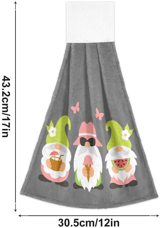 Summer Gnomes Ice Cream Hand Towels