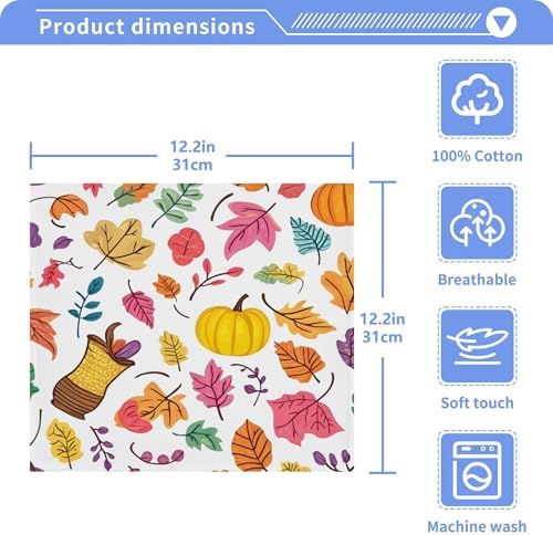 Xigua Autumn Leaves Washcloth Set Ultimate Choice