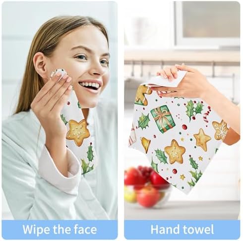 Xigua Christmas Washcloth Trio