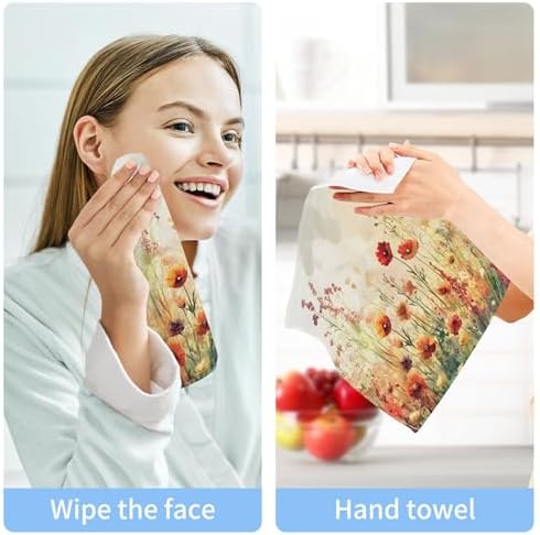 Xigua Washcloth Set with Fast Drying Multi-functional Towels