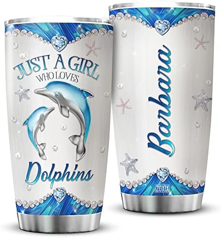 ZOXIX Personalized Dolphin Tumbler 20oz