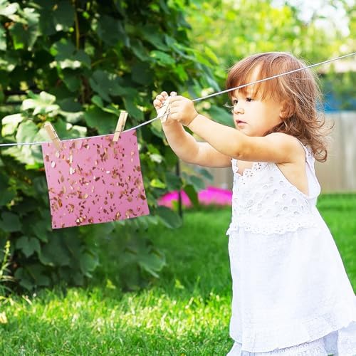 Rose Gold Fireworks Washcloth Set Soft Reusable Absorbent 12x12