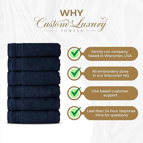 Monogrammed Luxury Hand Towels