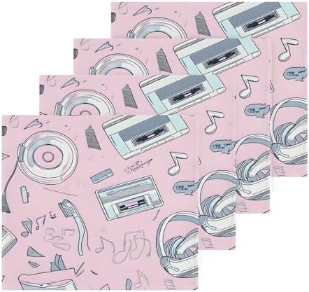 Premium Absorbent Cassette Tapes Washcloths for Fast Dry Individuals