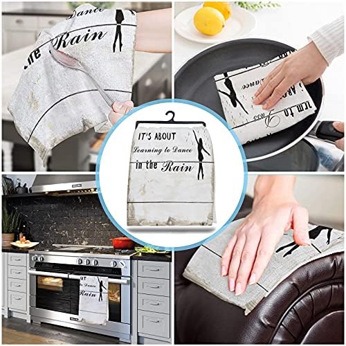 Rocking Giraffee 18 x 28 inch Microfiber Kitchen Towels
