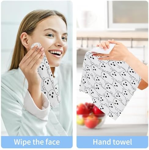 Halloween Ghost Washcloths 2 Pack