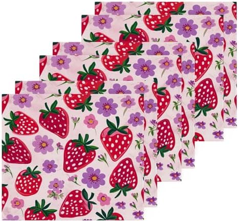 Strawberry Pure Cotton Washcloth Set Original Design