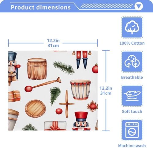 Xigua Christmas Washcloth Set