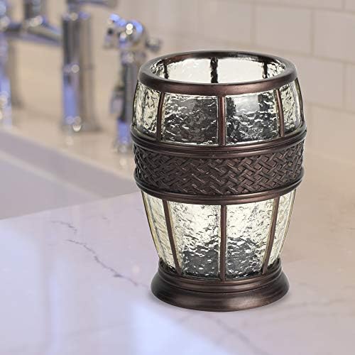 Nu Steel Resin Ice Tumbler Cup for Bathroom Storage