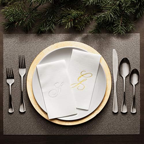 Monogrammed Disposable Hand Towels for Guests